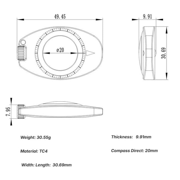 Navigator Compass-Lock in Direction Forward in advance
