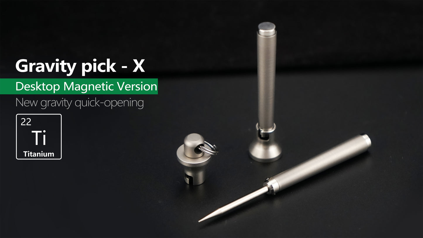 Gravity pick X:A toothpick crafted with true artisan spirit