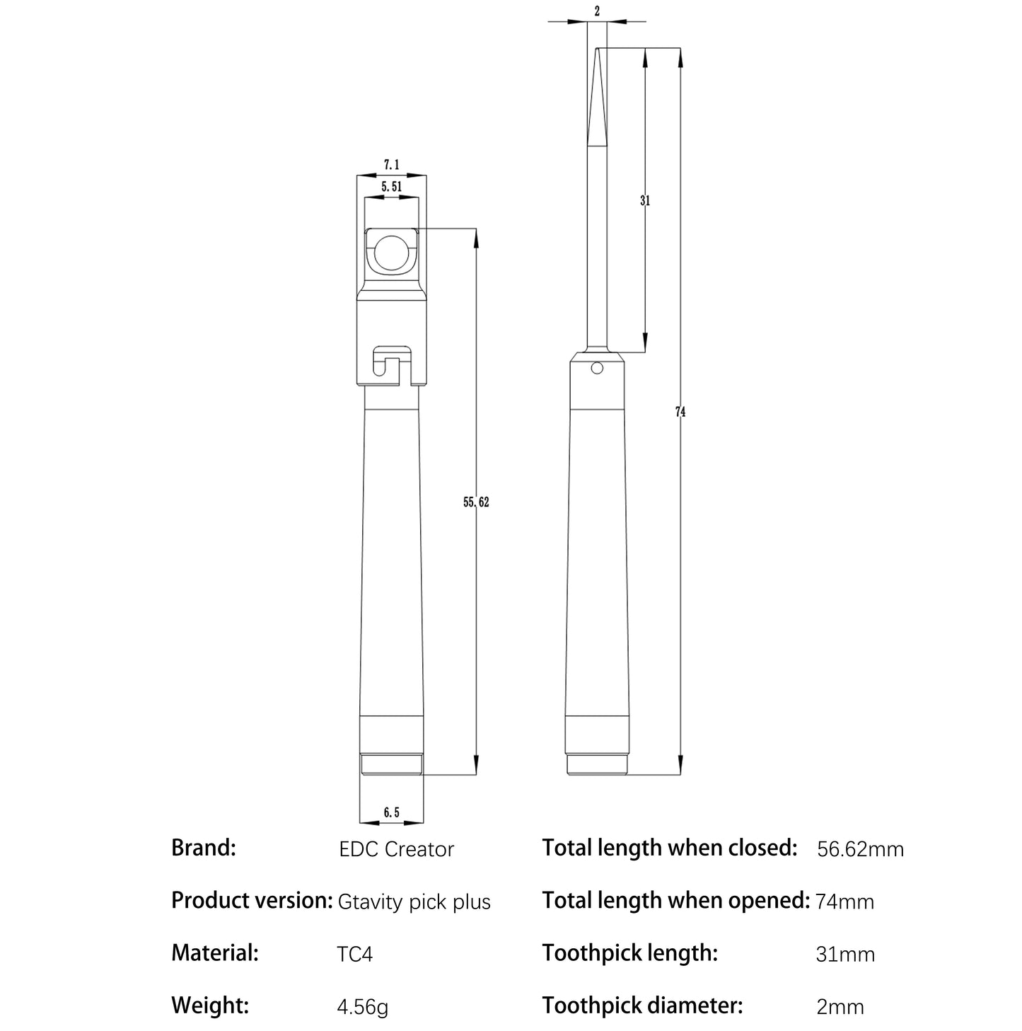 (Preparing for stock)Gravity Pick Plus: Magic gadget on your keychain