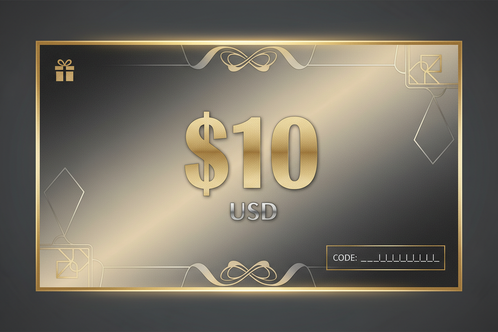 生成一张礼品卡10美金