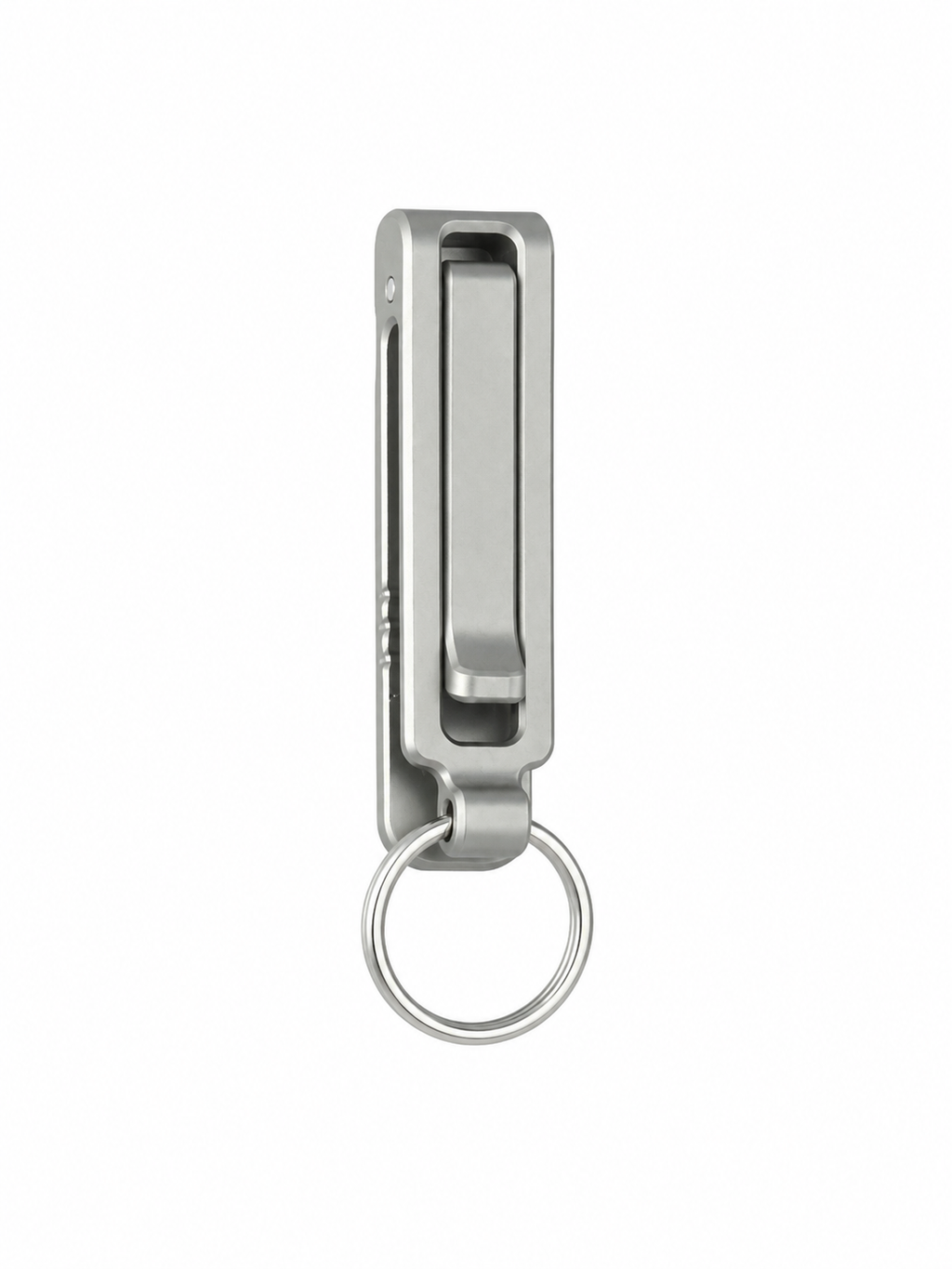 Titanium OmniClip：Everywhere Clip keychain